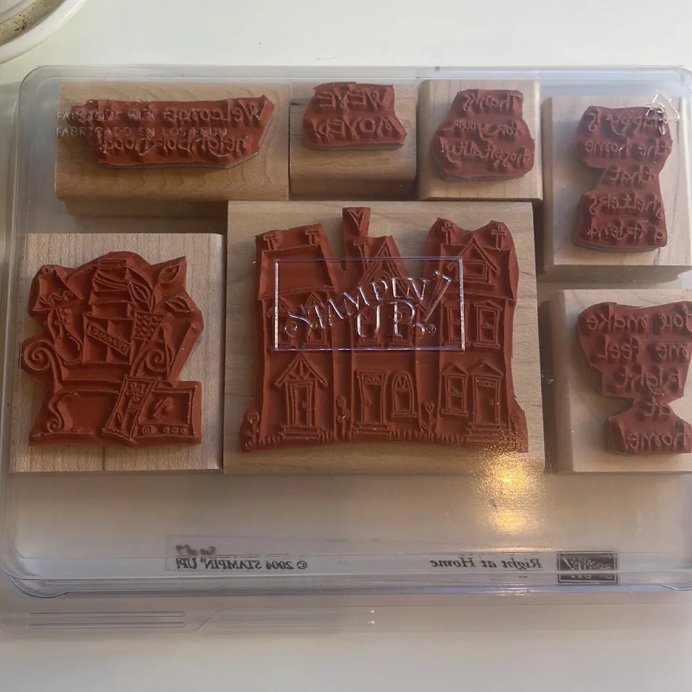 Never Used Stampin’ Up Right at home (2!for $10)